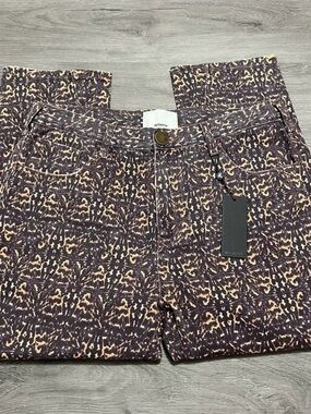 NWOT One Teaspoon Azteca Leopard Tapered Jean